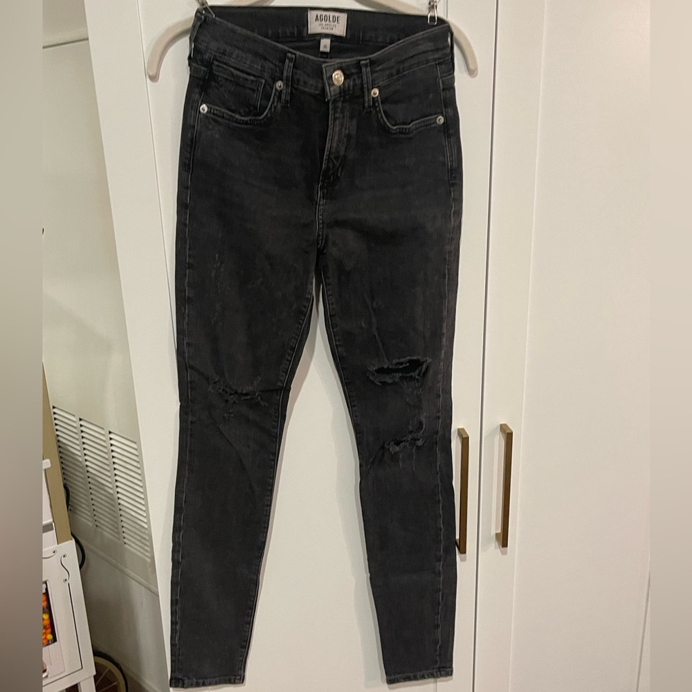 Agolde High Rise Skinny Jeans